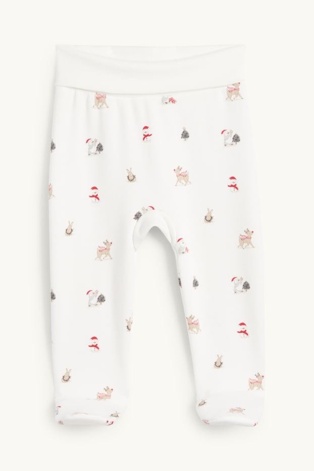 Nadó nen - Pingüí - conjunt nadalenc per a nounat - interior de pelfa - vermell/blanc