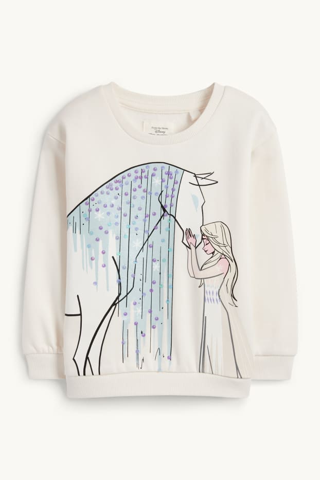 Children Girls - Frozen - sweatshirt - cremewhite