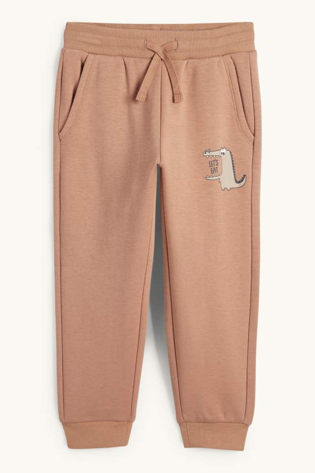 Children Boys - Crocodile - joggers - light brown