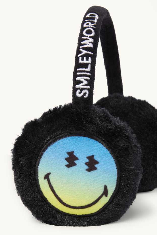 Niñas - SmileyWorld® - orejeras - negro