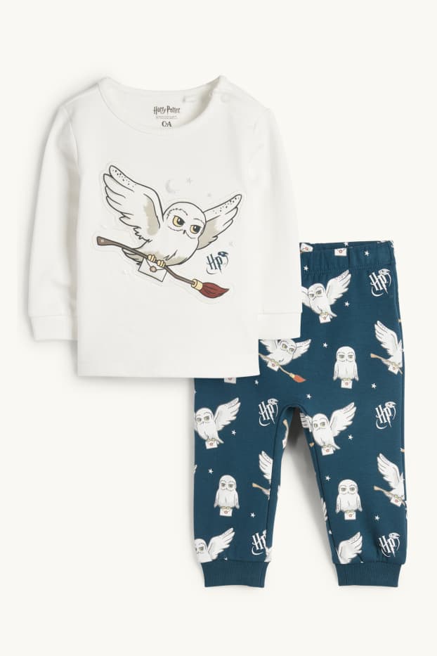 Unisexe - Harry Potter - pyjama bébé - 2 pièces - bleu foncé / blanc