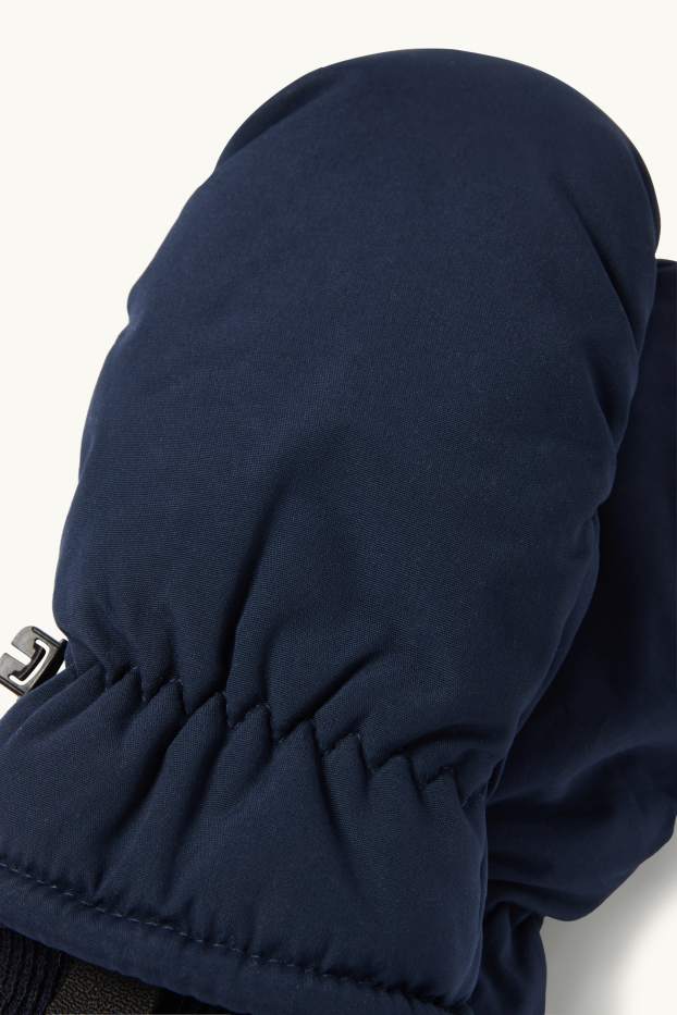 Enfants garçons - Moufles - rembourrées - bleu foncé