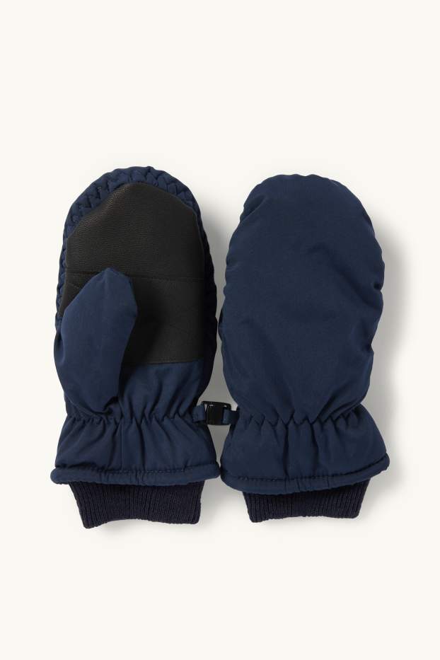 Enfants garçons - Moufles - rembourrées - bleu foncé