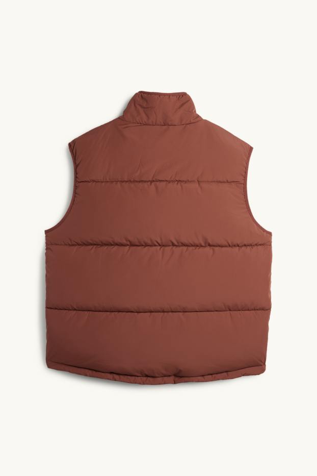 Hommes - Doudoune sans manches - marron