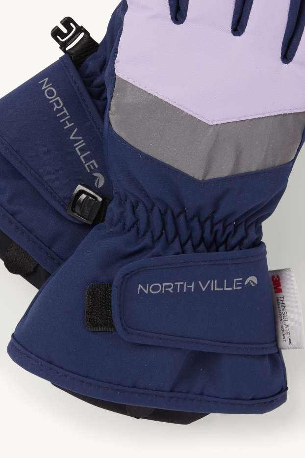 Nena - Guants d'esquí - impermeables - violeta clar