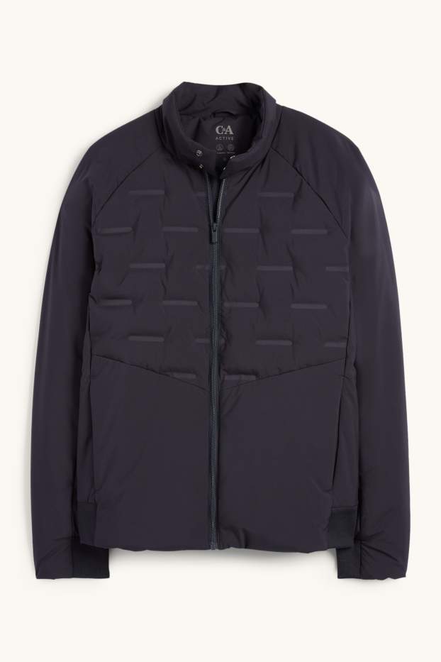 Hommes - Doudoune - finition déperlante - bleu foncé