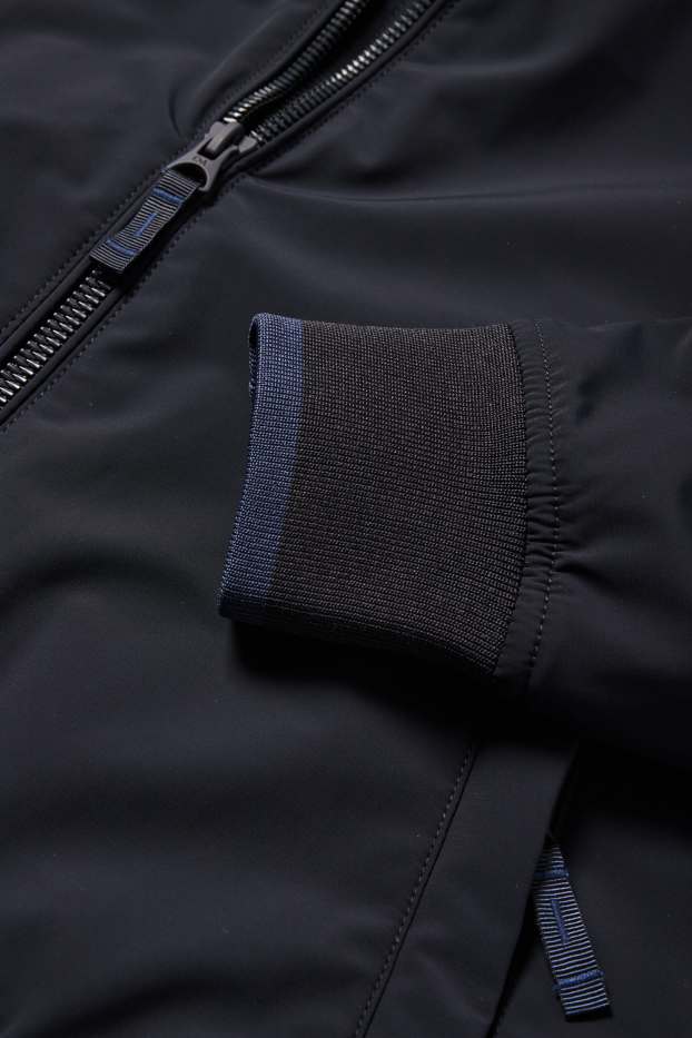 Heren - Blouson - gevoerd - waterafstotend - donkerblauw