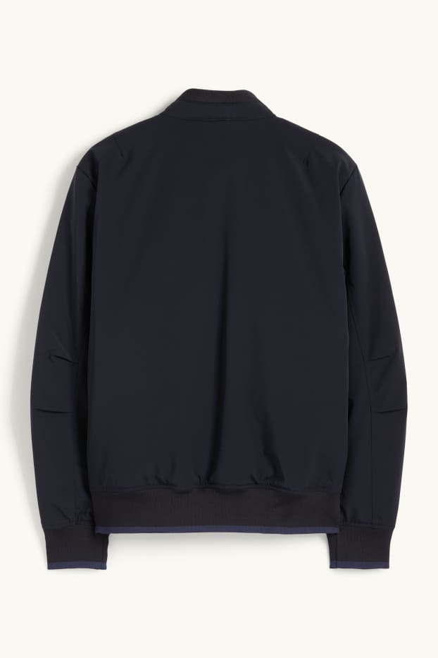 Heren - Blouson - gevoerd - waterafstotend - donkerblauw