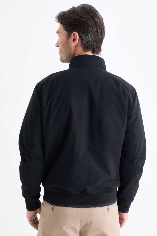 Heren - Blouson - gevoerd - waterafstotend - donkerblauw