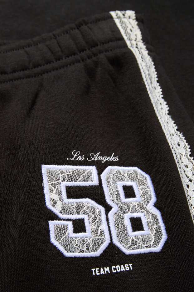 Enfants filles - Bas de jogging - noir