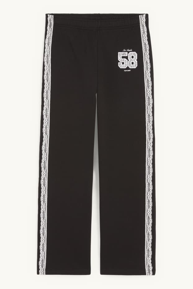 Enfants filles - Bas de jogging - noir