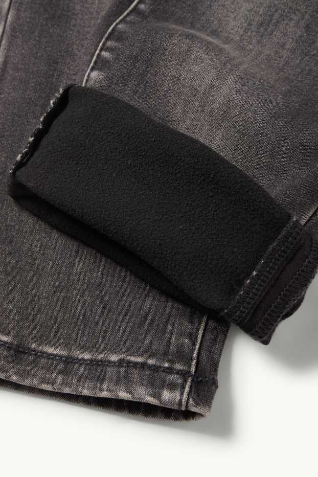 Enfants garçons - Relaxed jean - jean chaud - LYCRA® - jean gris foncé