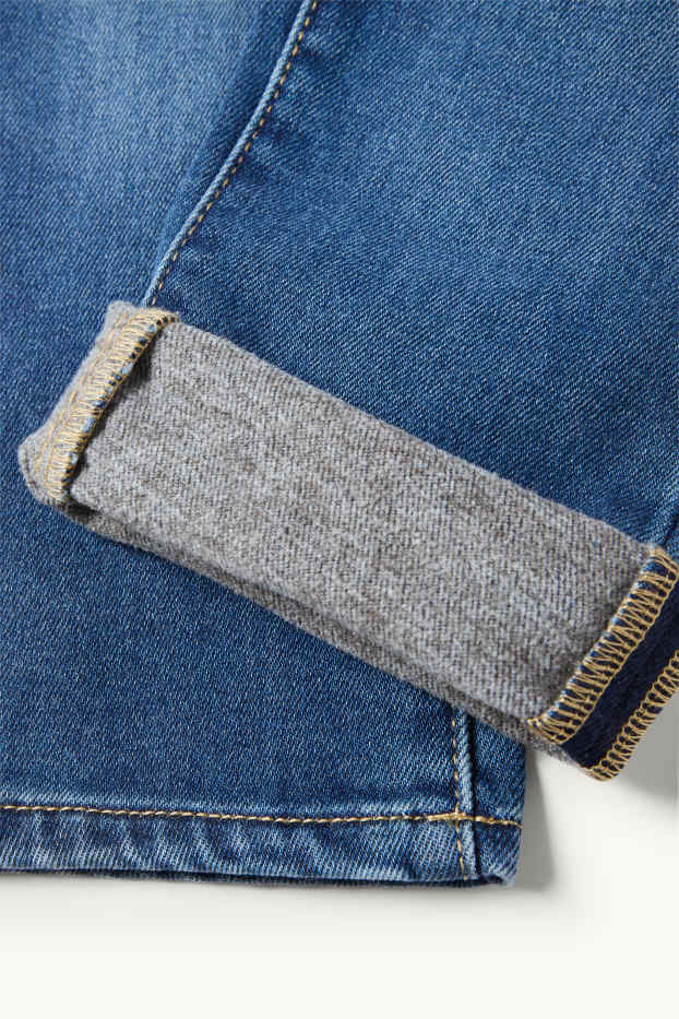 Copii - Băieți - Relaxed jeans - jeans termoizolanți - LYCRA® - denim-albastru