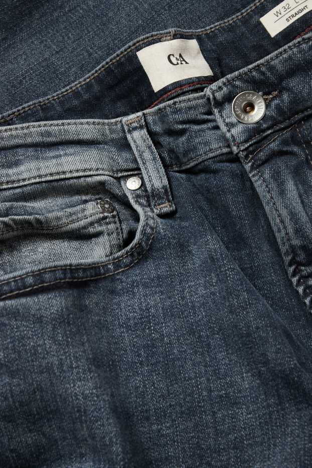 Hommes - Straight jean - LYCRA® - jean bleu foncé