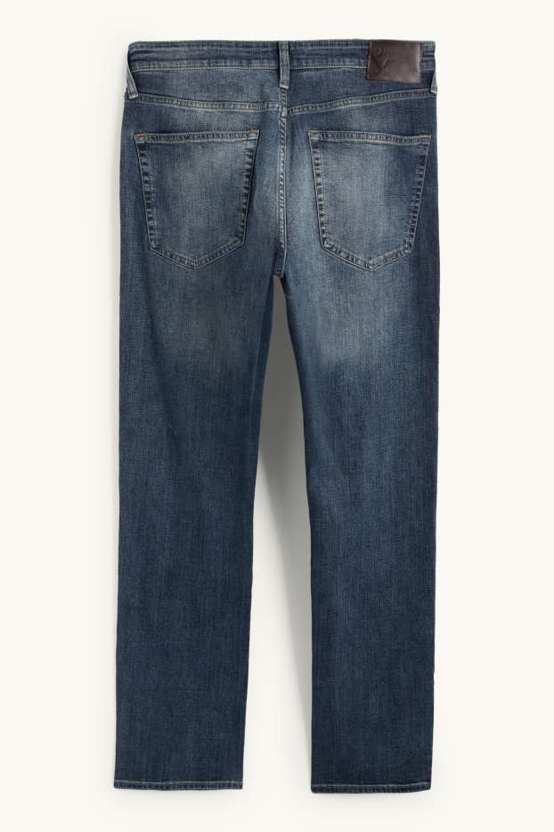 Hommes - Straight jean - LYCRA® - jean bleu foncé