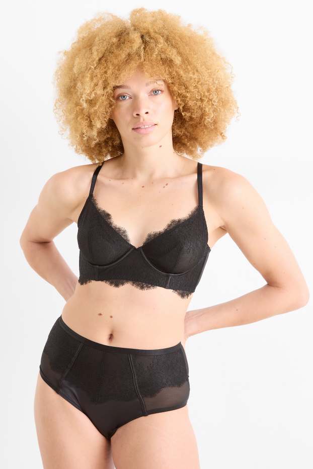 Femmes - Soutien-gorge avec armatures - noir