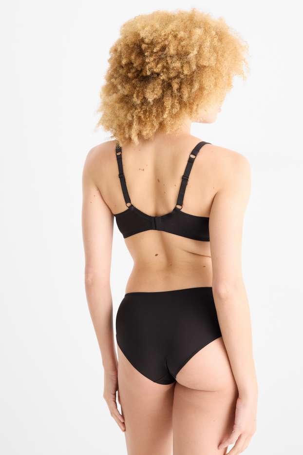 Dámské - Podprsenka s kosticemi - černá