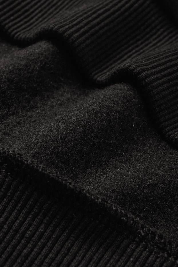 Enfants filles - Kuromi - ensemble - sweat et jupe - deux pièces - noir