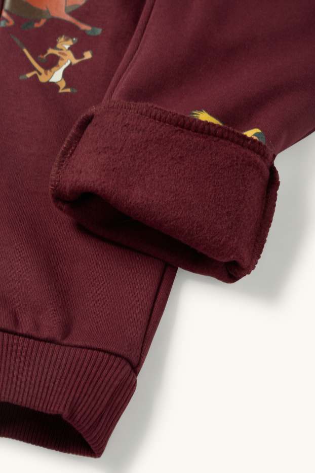 Nen - El Rei Lleó - pantalons de xandall - bordeus