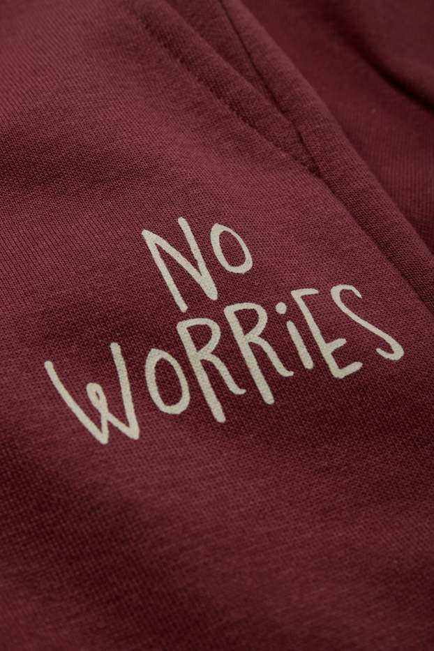 Nen - El Rei Lleó - pantalons de xandall - bordeus