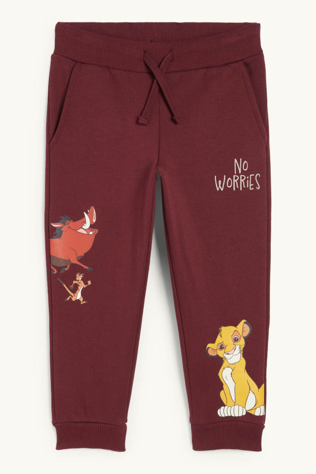 Nen - El Rei Lleó - pantalons de xandall - bordeus