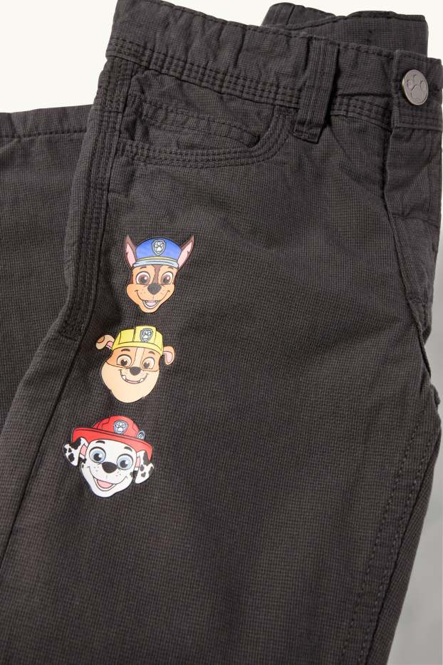 Kinderen: jongens - PAW Patrol - Chase, Marshall, Rubble - thermobroek - donkergrijs