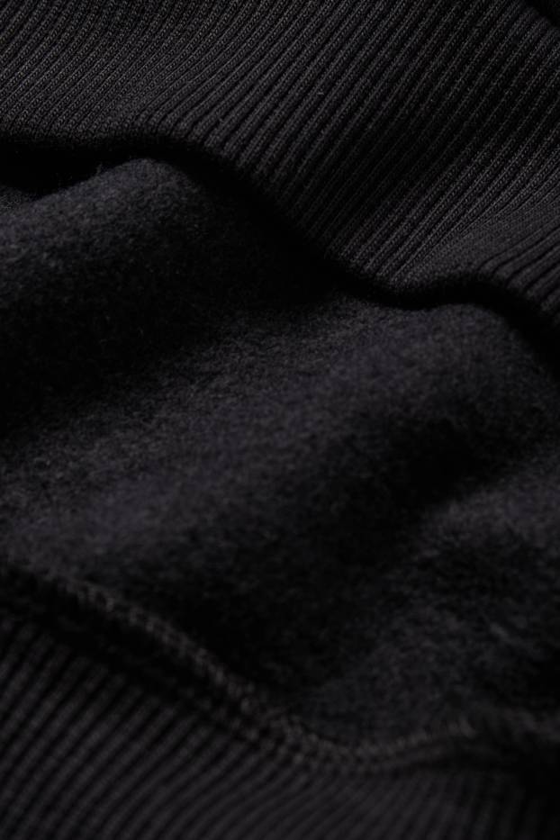 Bambine - Lilo & Stitch - felpa con cappuccio natalizia - nero