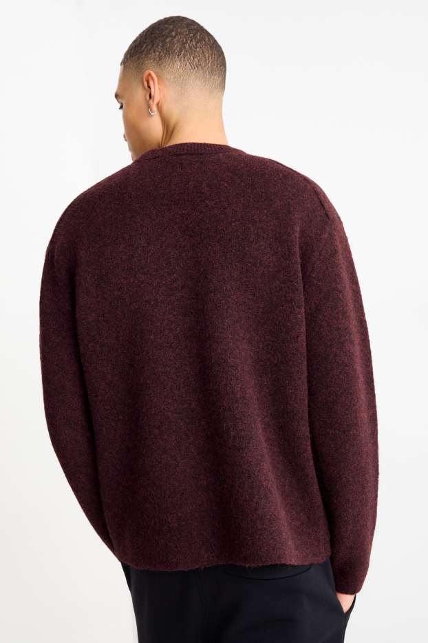 Herren - Pullover - bordeaux