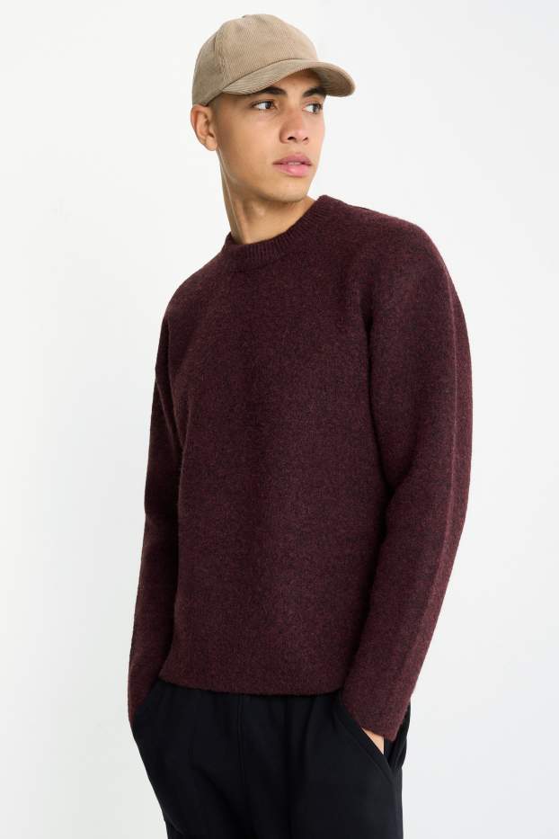 Herren - Pullover - bordeaux