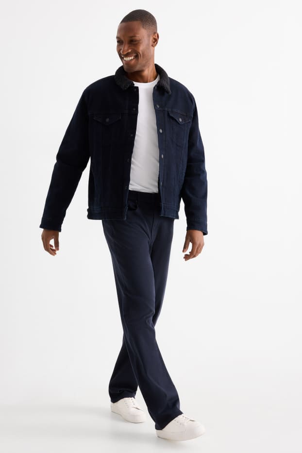 Heren - Thermobroek - Regular Fit - donkerblauw