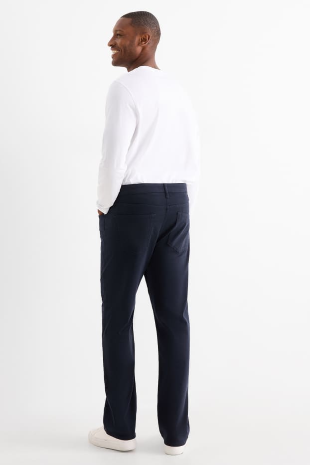 Heren - Thermobroek - Regular Fit - donkerblauw