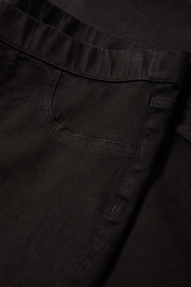 Damen - Jegging Jeans - Mid Waist - schwarz