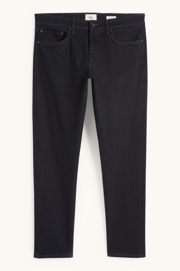 Hommes - Slim tapered jean - jean bleu foncé