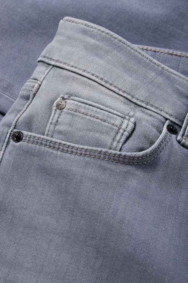 Damen - Straight Jeans - Mid Waist - helljeansgrau