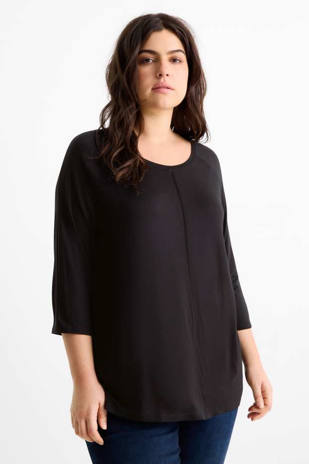 Damen - T-Shirt - schwarz