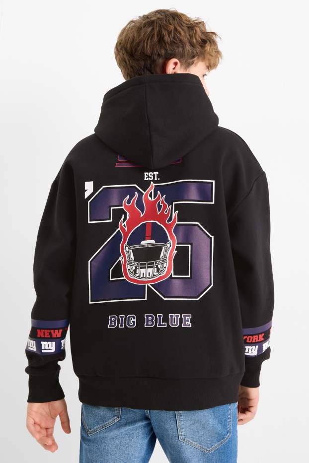Kinder Buben - NFL New York Giants - Hoodie - schwarz