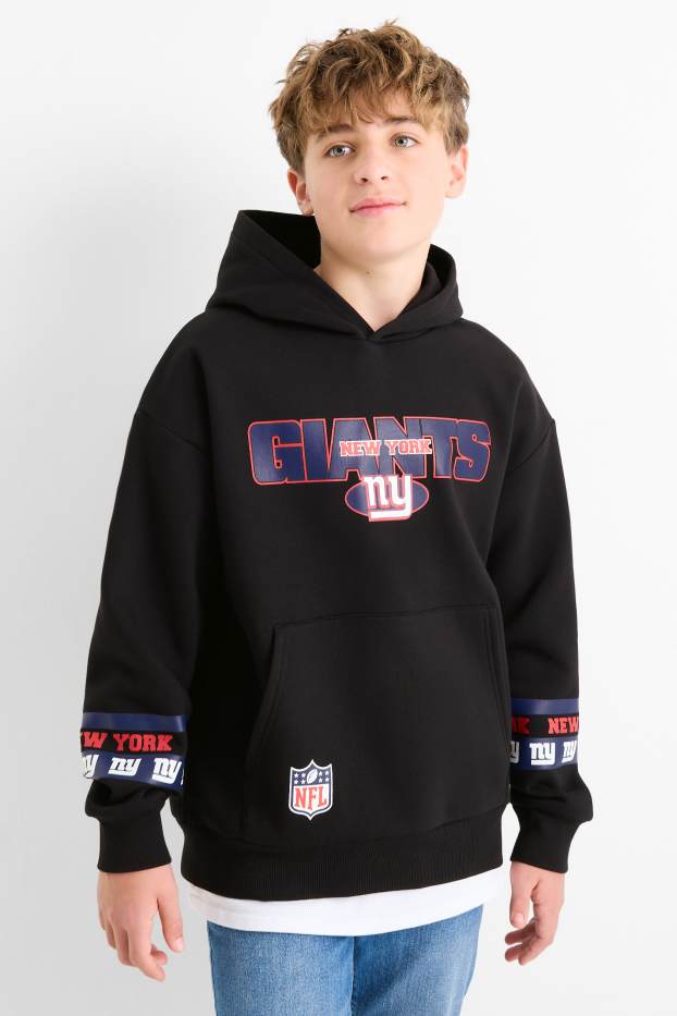 Kinder Buben - NFL New York Giants - Hoodie - schwarz