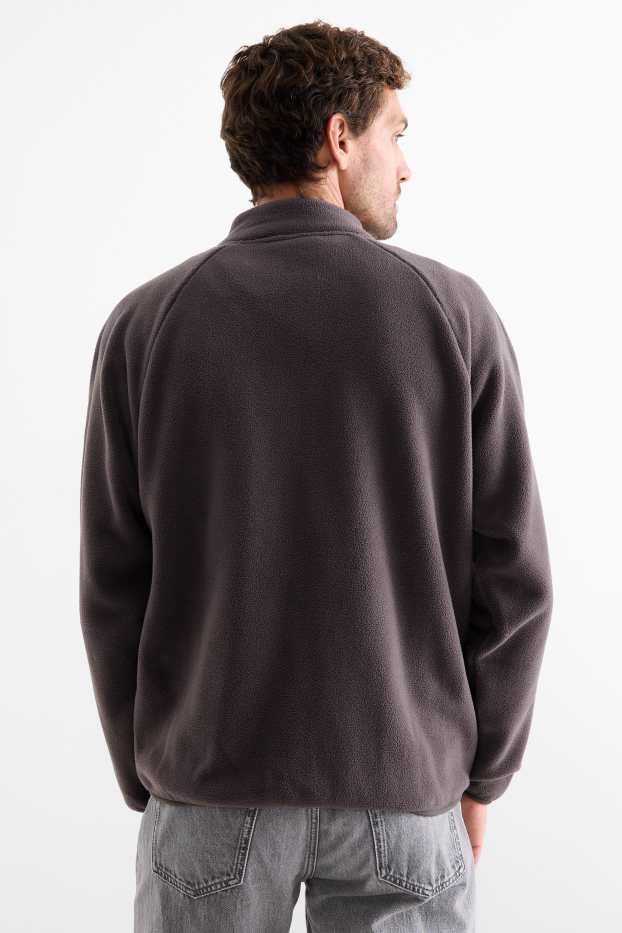 Herren - Fleecejacke - dunkelgrau