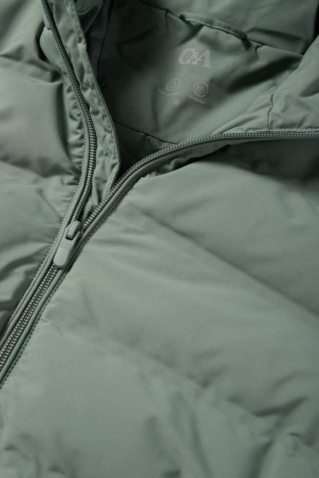 Heren - Gewatteerde jas - waterafstotend - groen