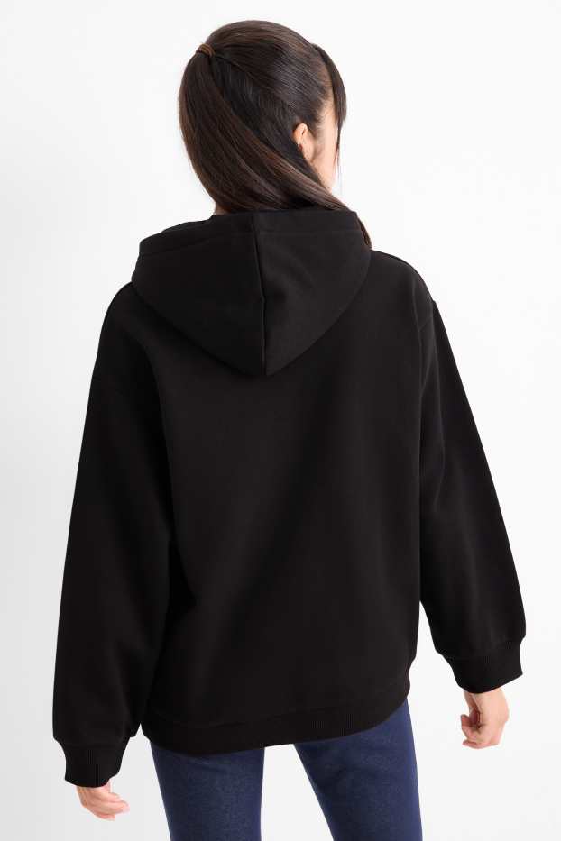 Kinderen: meisjes - Kuromi - hoodie - zwart