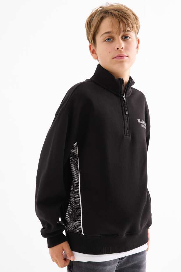 Kinder Buben - Sweatshirt - schwarz