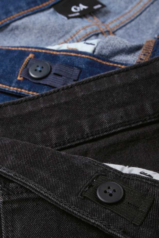 Nen - Paquet de 2 - skinny jeans - blau/negre