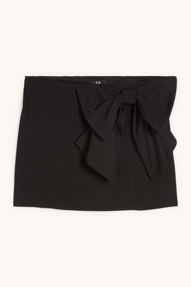 Damen - Minirock - schwarz