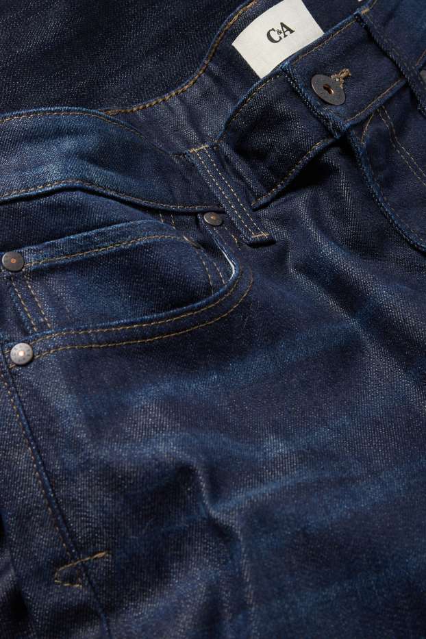 Home - Slim Tapered Jeans - texà blau fosc