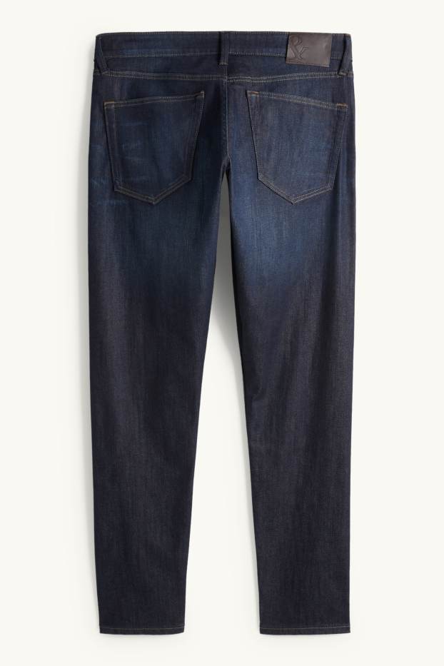 Home - Slim Tapered Jeans - texà blau fosc
