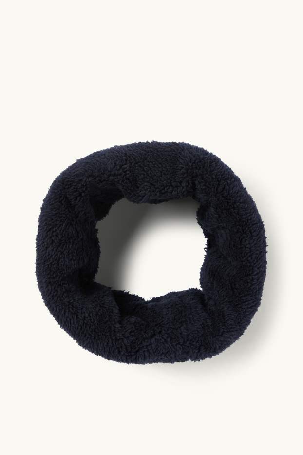 Kinder Buben - Loop-Schal - dunkelblau