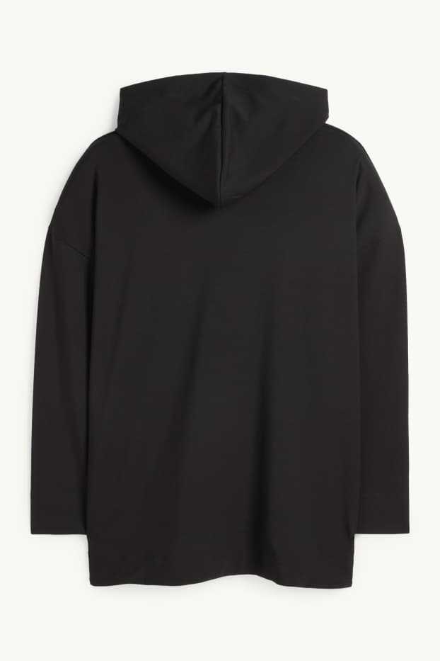 Femei - Hanorac basic - negru