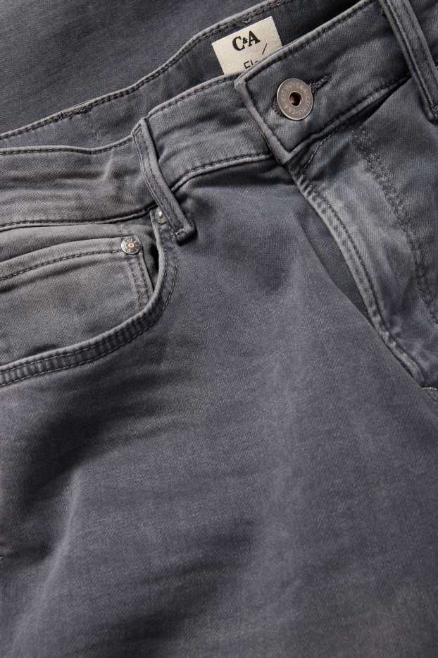 Pánské - Slim jeans - Flex jog denim - džíny - šedé