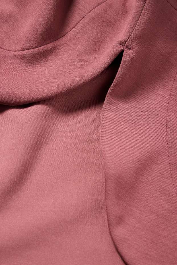Donna - Felpa con cappuccio - bordeaux