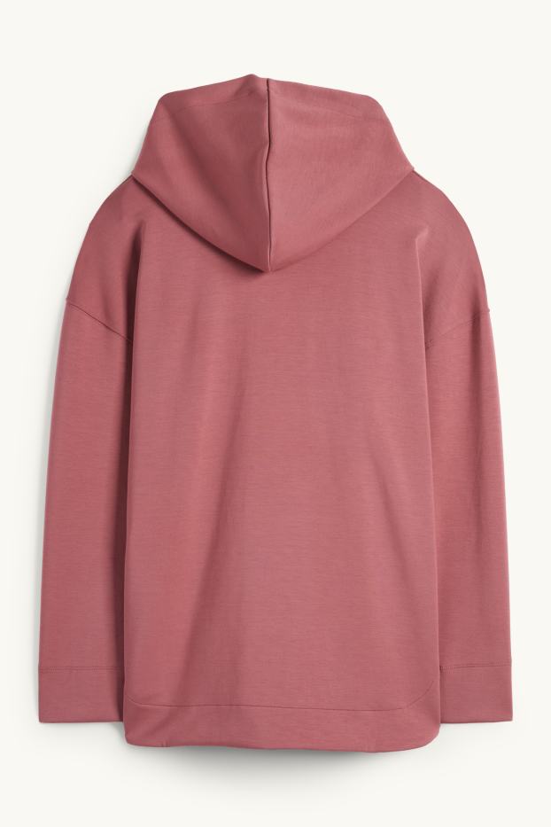 Donna - Felpa con cappuccio - bordeaux